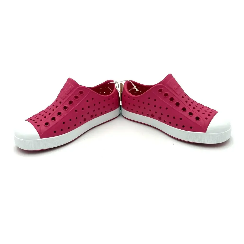 NEW Native Jefferson Child Shoes - Hollywood Pink/Shell White - c9 (toddler 9)